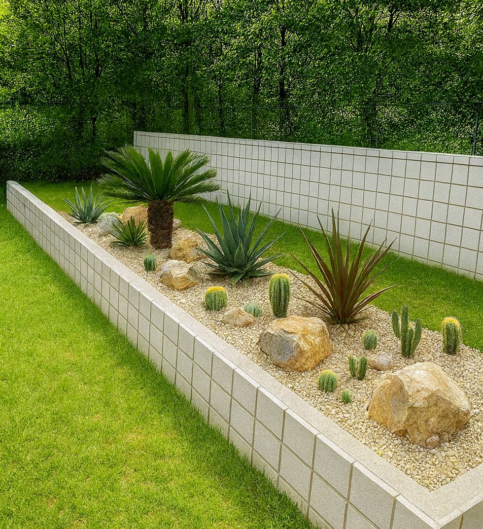 藤沢市鵠沼松が岡で提案した植栽イメージ画