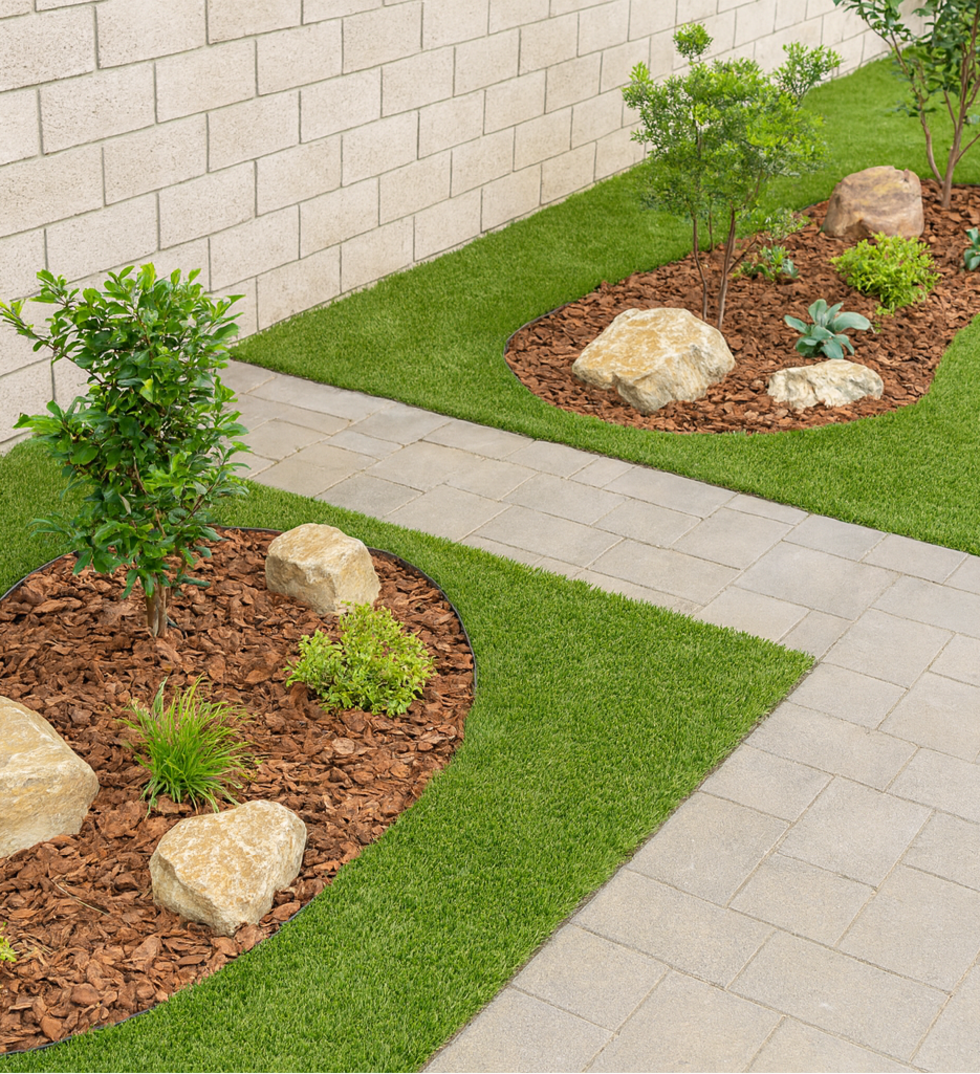 鎌倉市七里ガ浜で提案した植栽イメージ画